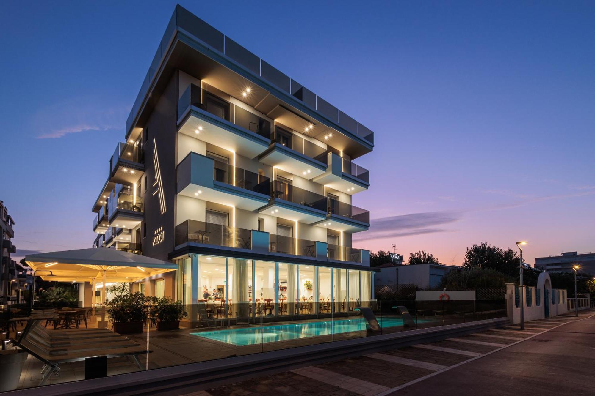 Hotel Ascot Riccione Eksteriør billede